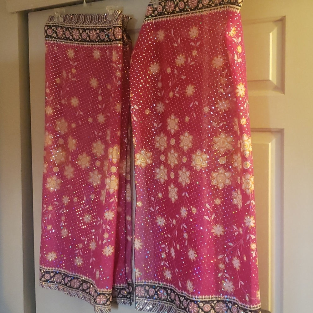 2 piece Silk wrap